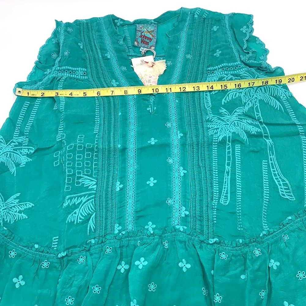 Johnny Was Palm Oriana Embroidered Tunic Size Small - Picture 15 of 16